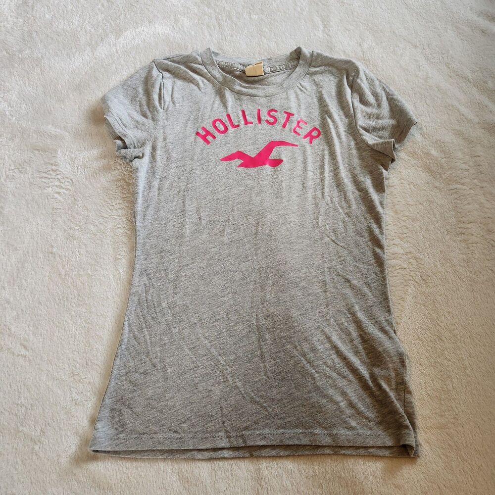 Hollister Co. Late 2000's Logo Graphic Tee